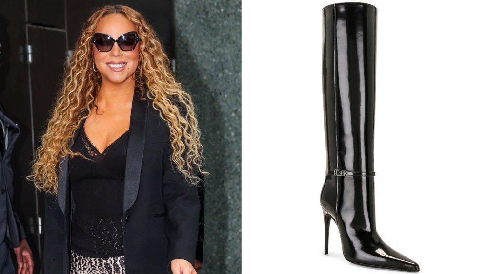 Mariah Carey Stuns in Saint Laurent’s New Power Boots for Fall Fashion