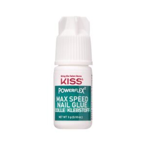 KISS PowerFlex Nail Glue – Fast-Drying Adhesive with Nozzle Tip