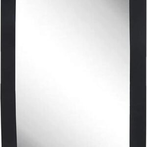 HREW Large Rectangular Double Handle Hand Mirror for Salons