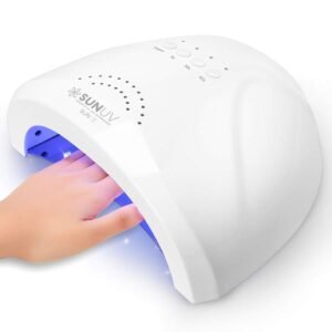 SUNUV UV LED Nail Lamp – Quick-Dry Gel Light with 3 Timers