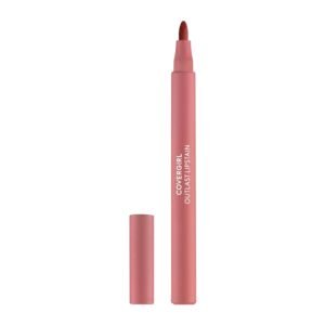 COVERGIRL Outlast Lip Stain – Vegan, Transfer-Proof, 10 Sugary Girl