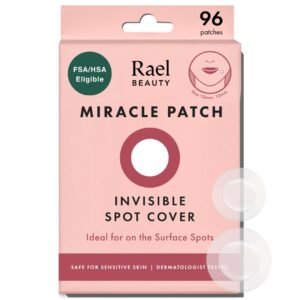 Rael Hydrocolloid Pimple Patches – Acne Spot Treatment, 96 Count