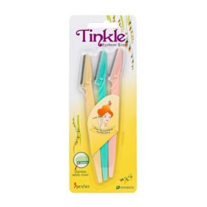 Tinkle Dermaplaning Tool 3ct – Safe Peach Fuzz & Eyebrow Razor