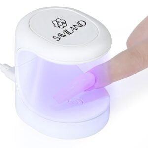 Saviland 16W Mini UV Nail Lamp – Quick-Dry Portable Curing Light