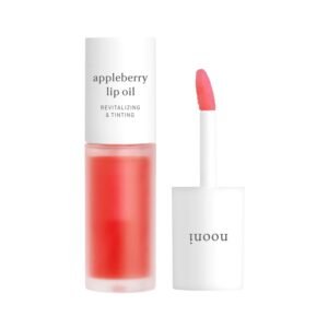 NOONI Appleberry Korean Lip Oil | Hydrating, Long-Lasting, 0.12 Fl Oz