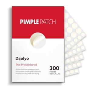 Acne Pimple Patches, 300 Hydrocolloid Spot Stickers with Salicylic Acid & Tea Tree Oil