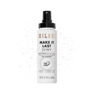 Milani Make It Dewy 3-in-1 Setting Spray – Hydrate, Illuminate, Set (2.03 oz)