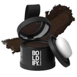 BOLDIFY Hairline Powder – Dark Brown Gray Coverage & Concealer