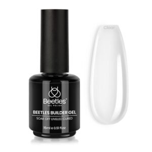 Beetles 7-in-1 Clear Builder Gel for Nail Strength & Art Design