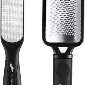 2 Pack Stainless Steel Foot Files – Dual Sided Callus Remover