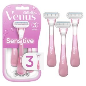 Gillette Venus Sensitive Disposable Razors for Women – 3 Pack