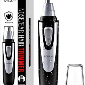Ear & Nose Hair Trimmer – Waterproof, Dual Edge, Battery Operated