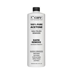 Pure Acetone Nail Polish Remover – 8 Fl Oz | Fast & Effective