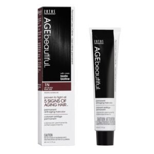 AGE Beautiful Liqui Creme Hair Color | 100% Gray Coverage & Biotin