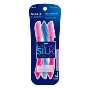 Schick Hydro Silk Touch-Up Dermaplaning Tool Set, 3ct