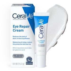 CeraVe Eye Repair Cream for Puffiness & Bags, Oil-Free, 0.5 oz