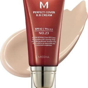 MISSHA M Perfect Cover BB Cream No.23, Natural Beige, SPF 42, 1.69oz