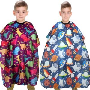 Kids Hair Cutting Cape Set – Professional Salon Apron for Boys & Girls