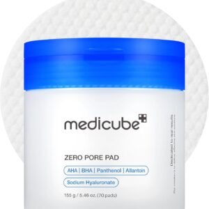 Medicube Zero Pore Pads 2.0 – Exfoliating Toner with AHA & BHA