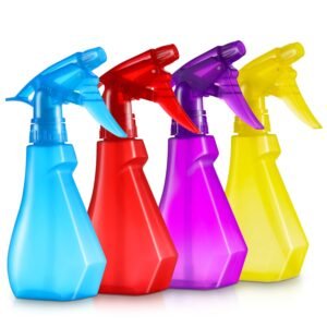 DilaBee 4-Pack 8oz BPA-Free Spray Bottles for Cleaning & Plants