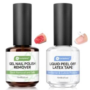 Quick Gel Nail Polish Remover with Liquid Latex – 15ml