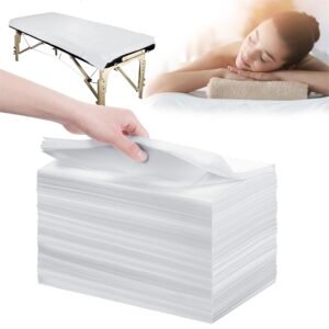Disposable Bed Sheets 100 Pcs 31″x71″ Non-Woven Spa Covers