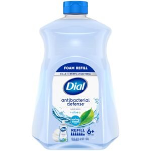 Dial Antibacterial Foaming Hand Soap Refill, Spring Water, 52 oz