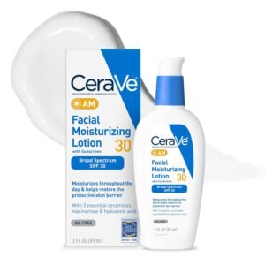 CeraVe AM Face Moisturizer SPF 30 – Oil-Free, Hydrating Cream