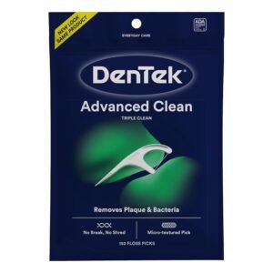 DenTek Triple Clean Floss Picks, No Break, 150 Count
