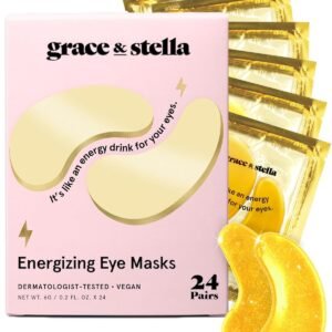 grace & stella Under Eye Masks – Gel Patches for Dark Circles (24 Pairs)