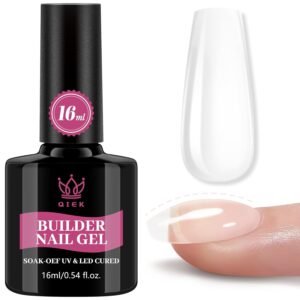 7-in-1 Builder Nail Gel – Crystal Clear Strengthener & Glue, 0.54 oz