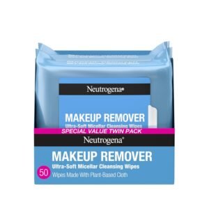 Neutrogena Micellar Makeup Remover Wipes, 2-Pack, 50 Towelettes