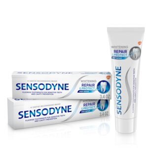 Sensodyne Repair & Protect Whitening Toothpaste for Sensitive Teeth, 2-Pack
