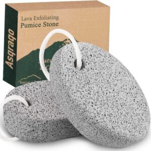 2PCS Natural Pumice Stone – Effective Callus Remover for Feet & Hands