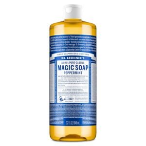 Dr. Bronner’s Organic Castile Soap – 18-in-1 Peppermint, 32oz