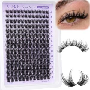 ALICE Wispy Lash Clusters – Natural Volume Eyelash Extensions, 168 pcs