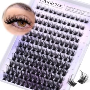 Pawotence Wispy Lash Clusters – 10-18mm DIY Eyelash Extensions