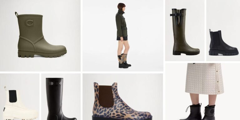 12 Stylish Rain Boots to Elevate Your Outfit This Season
