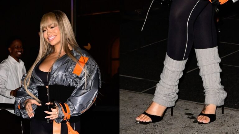 Latto Turns Heads in Leg Warmers and Heels at Nike x SKIMS Launch in NYC