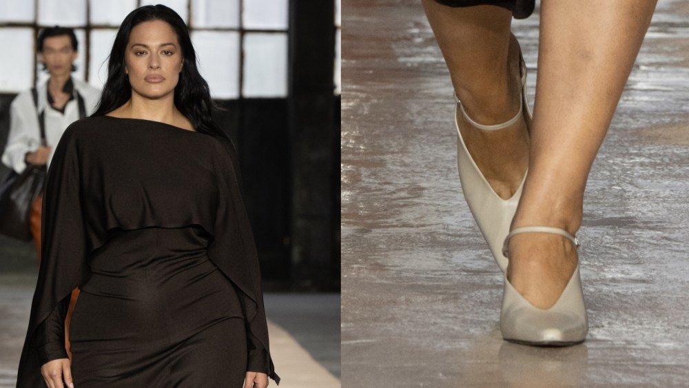 Ashley Graham Stuns in Mary Jane Wedge Heels at BOSS Spring 2026 Runway Show