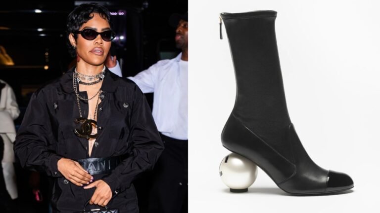 Teyana Taylor’s Chanel Boots With Luxe Pearl Detailing Steal the Spotlight