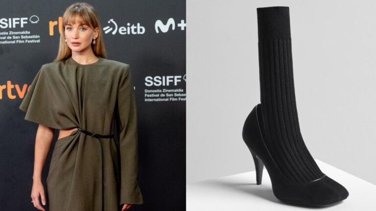 Jennifer Lawrence Stuns in Phoebe Philo Sock Pumps at the San Sebastián Film Festival Red Carpet