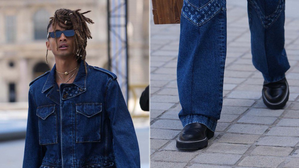 Jaden Smith Rocks Louis Vuitton Block-Heel Slip-Ons, Championing Gender-Fluid Style at Paris Fashion Week