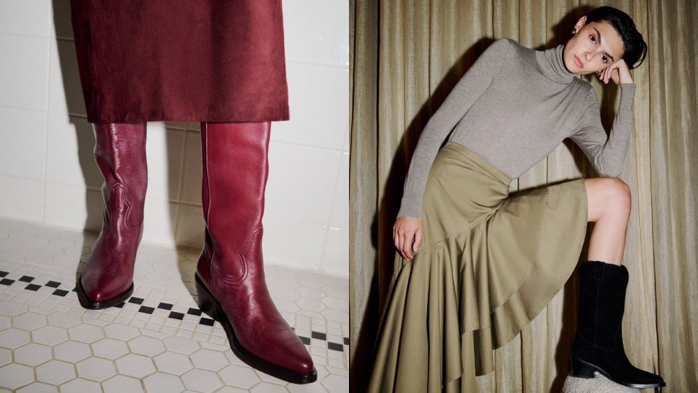 Adam Lippes x Partlow Debut Minimalist Luxury Cowboy Boots Collection