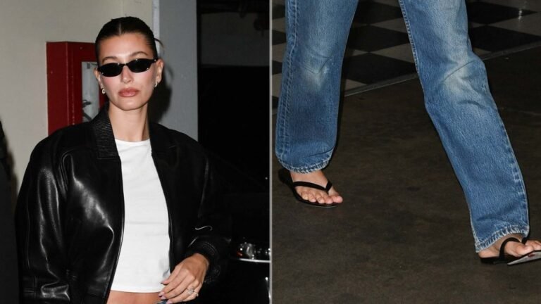 Hailey Bieber Turns The Row City Flip-Flops Into Fall’s Must-Have Sandals