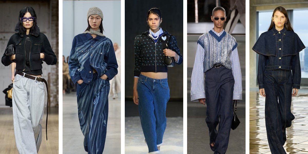 7 Biggest Fall 2025 Denim Trends to Shop Now, From the Runway
