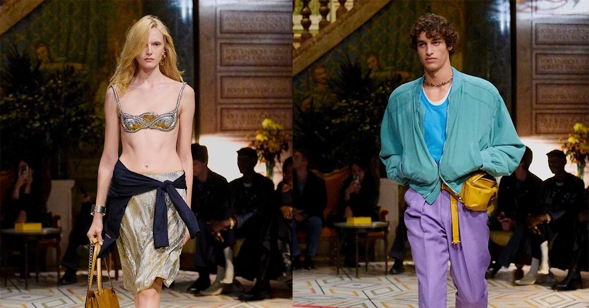 Dario Vitale Makes a Splash with Miami Beach Glamour and Seduction at His Versace Debut