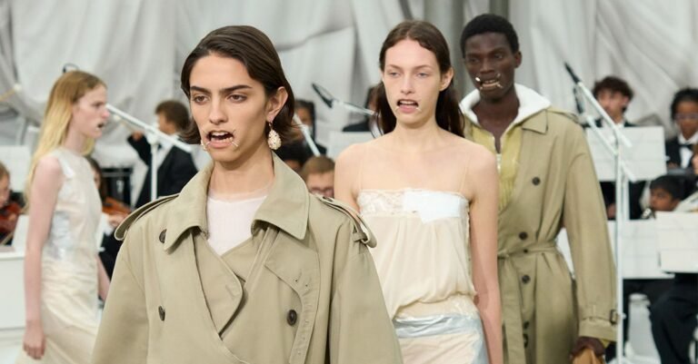 Glenn Martens’ Bold RTW Debut at Margiela: A Stunning Shift from Subdued to Overstimulated Fashion